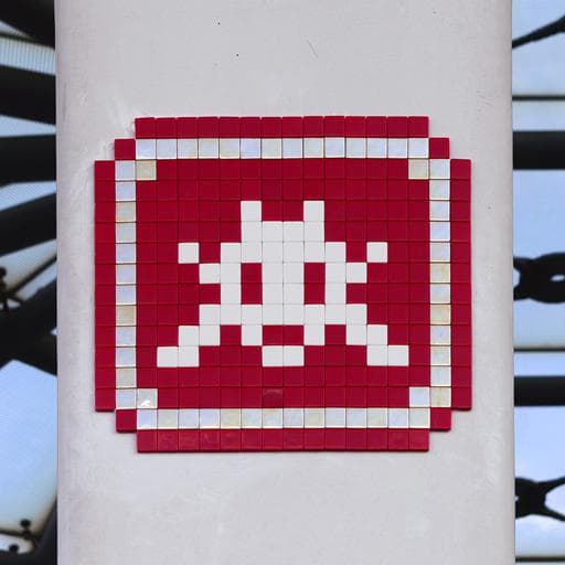 Invader HK_123