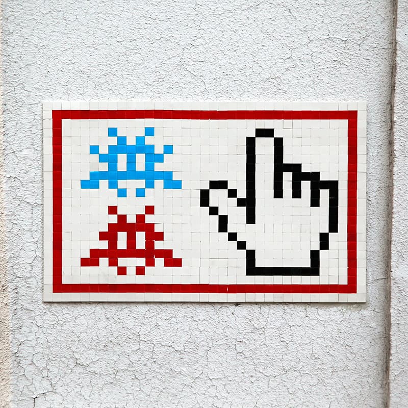 Invader PA_958