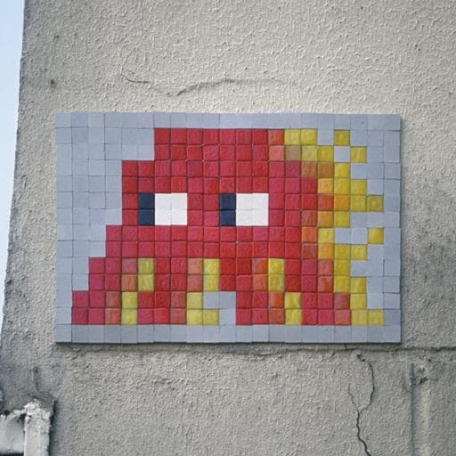 Invader PA_493