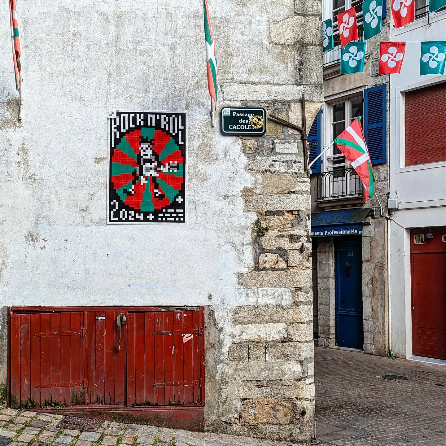 Photo by Chilled Out co. in Bayonne, Pays Basque with @invaderwashere.