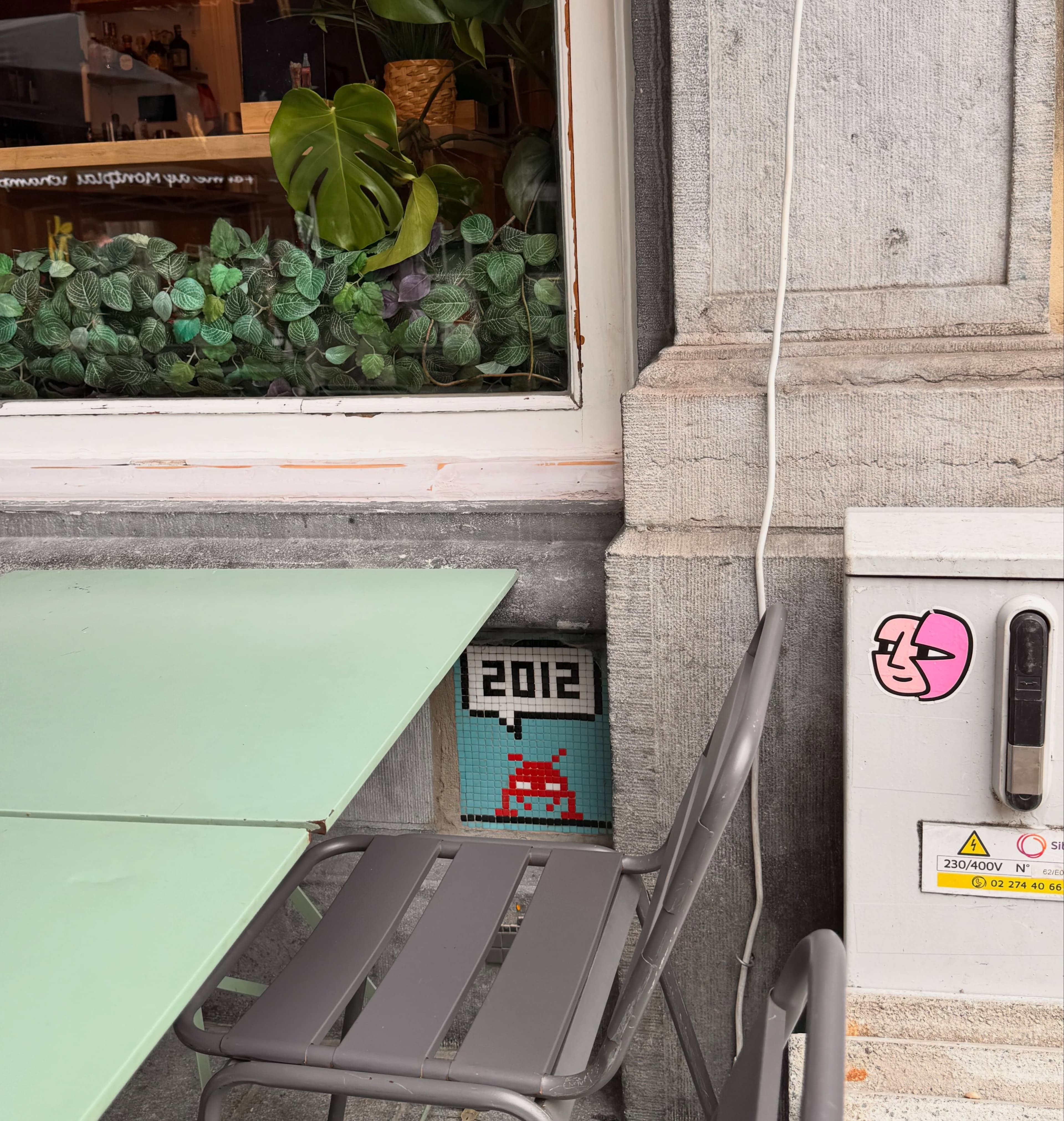 Photo by @adrien_chasse_invaders in Bruxelles.