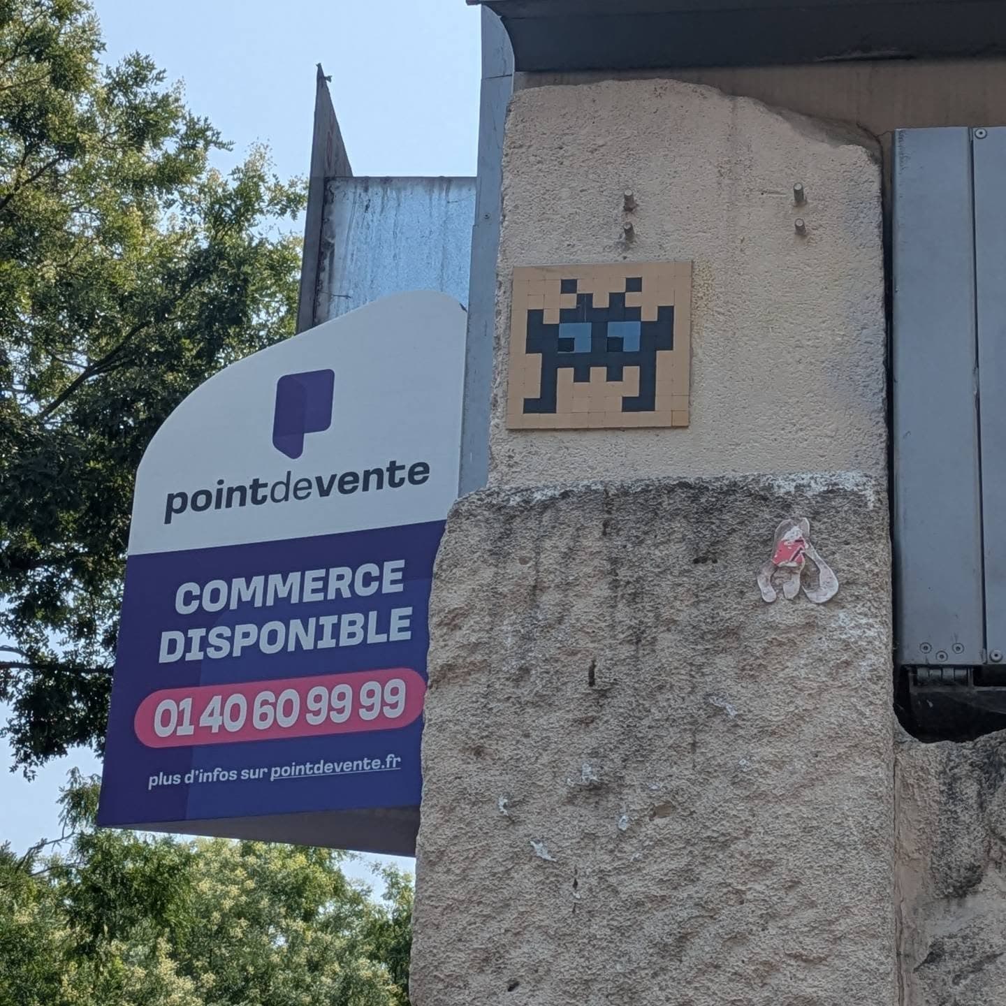 Photo by à_la_recherche_des_Invaders on July 25, 2026. ft sur pointd pointdevente.fr'.