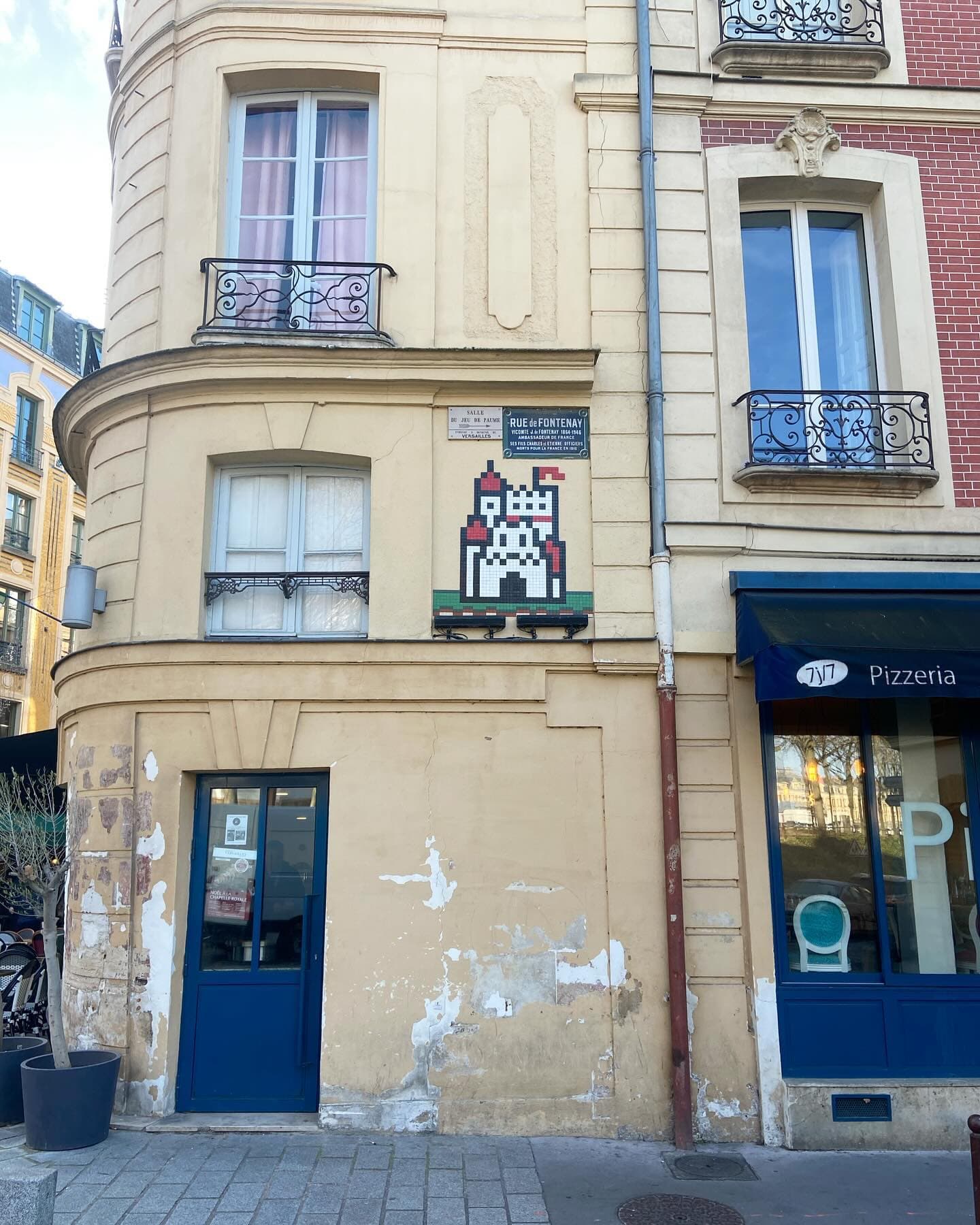 Photo shared by Deluxe Street Art on September 28, 2024 tagging @invaderwashere.
