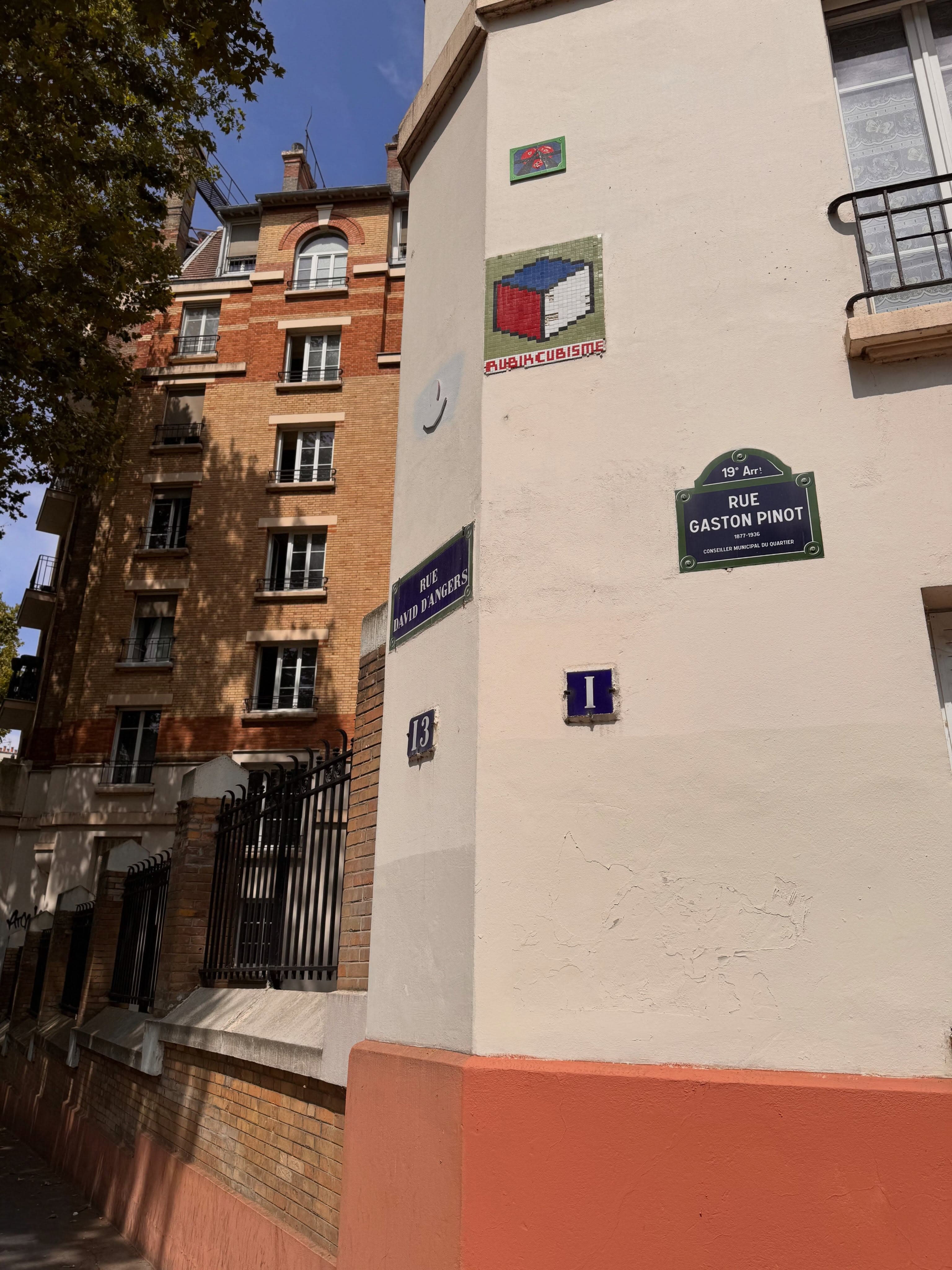 Photo by @adrien_chasse_invaders in Rue Gaston-Pinot.