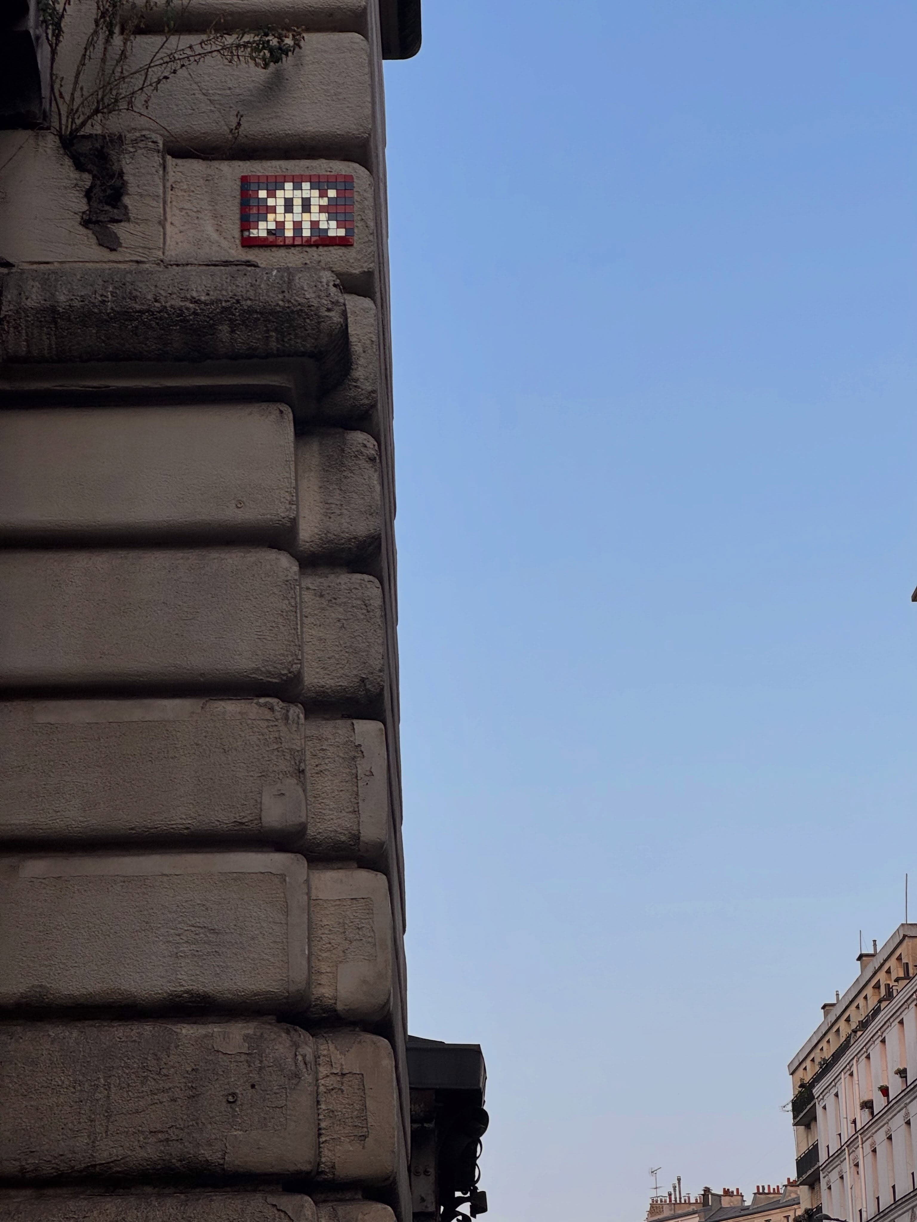 Photo by @adrien_chasse_invaders in Boulevard de la Villette.
